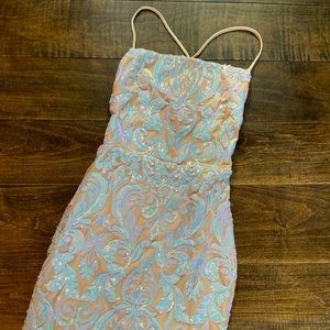 NWT Windsor iridescent mini dress size small